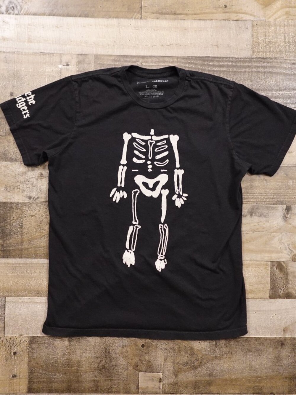 Phoebe Bridgers Punisher Skeleton Graphic T Shirt Men’s Large Black USA Made‎